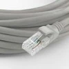 Qoltec Kabelis Patchcord sieciowy skrętka UTP| Miedziany Cu |CAT6 | High speed 1Gb/s | LAN | 50m | pilka