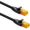Qoltec Kabelis Patchcord UTP | CAT6 | 2 x RJ-45 | High speed 1Gb/s | Pozłacane styki | 30m | juoda