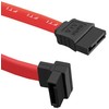 Qoltec SATA kabelis kampinis 0,35 m