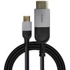 HDMI laidas Qoltec USB-C ir HDMI didelės spartos 4K 60 Hz 32AWG 2 m adapterio kabelis