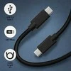 QOLTEC 52348 USB 2.0 cable type C male USB 2.0 type C male 3m Juodas