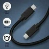 QOLTEC 52347 USB 2.0 cable type C male USB 2.0 type C male 2.5m Juodas
