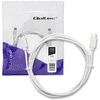 QOLTEC 52346 USB 2.0 cable type C male USB 2.0 type C male 2m Baltas