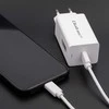 QOLTEC 52344 USB 2.0 kabelis C tipo kištukas USB 2.0 C tipo kištukas 1,4 m Baltas