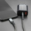QOLTEC 52357 USB 2.0 type C Cable USB 2.0 type C 100W QC 3.0 PD 1m Juodas