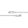 QOLTEC 52360 USB 2.0 Type C Kabelis USB 2.0 Type C 60W QC 3.0 PD 1.5m Baltas
