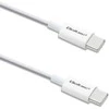 QOLTEC 52359 USB 2.0 tipo C kabelis USB 2.0 tipas C 60W QC 3.0 PD 1m Baltas
