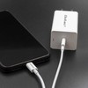 QOLTEC 52359 USB 2.0 tipo C kabelis USB 2.0 tipas C 60W QC 3.0 PD 1m Baltas