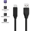 QOLTEC 50496 kabelis USB 3.1 C tipo kištukas USB 2.0 A kištukas 0,25 m
