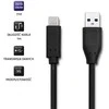 QOLTEC 50500 Qoltec Cable USB 3.1 tipo C kištukas USB 3.0 A kištukas 1m