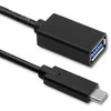 QOLTEC 50486 Qoltec Cable USB 3.1 tipo C kištukas USB 3.0 A moteriškas 0,5 m