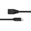 QOLTEC 50485 kabelis USB 3.1 tipo C vyriškas USB 3.0 A moteriškas 0,2 m