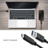 QOLTEC 50363 USB 3.1 type C male cable USB 3.0 A male 1.8m Juodas