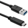 QOLTEC 50363 USB 3.1 type C male cable USB 3.0 A male 1.8m Juodas