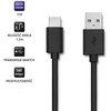 QOLTEC 50488 Qoltec Cable USB 3.1 tipo C kištukas USB 2.0 A kištukas 1,2 m