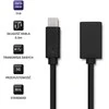 QOLTEC 50486 Qoltec Cable USB 3.1 tipo C kištukas USB 3.0 A moteriškas 0,5 m