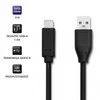 QOLTEC 50489 Qoltec Cable USB 3.1 tipo C kištukas USB 2.0 A kištukas 1,5 m