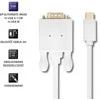 QOLTEC 50419 DisplayPort Alternatyvus režimas USB 3.1 tipo C vyriškas VGA vyriškas 1080p 2m