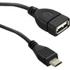 QOLTEC 50404 Qoltec Cable USB OTG 2.0 A female Micro USB B male 0.2m