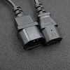 „Qoltec“ UPS maitinimo kabelis | IEC C13/C14 | 3x1,0 mm² | 1,5 m