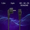 QOLTEC Power cord 3pin S03/ST1 1.2m