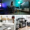 Maitinimo 6v1 prailginimo kubas su apšviestu jungikliu Qoltec 3x AC 2x USB 1x USB-C PD 20W baltas kabelis 2 m