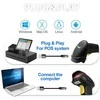 QOLTEC 50876 lazerinis scanner 1D USB Juodas