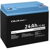 QOLTEC 53702 LiFePO4 ličio geležies fosfato baterija / 12,8V / 24Ah / 307,2Wh / BMS