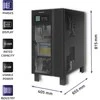 Qoltec 53949 Nepertraukiamo maitinimo šaltinis 3 fazių UPS | 15KVA | 12kW | LCD