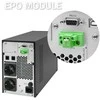 QOLTEC 52280 Nepertraukiamo maitinimo šaltinis UPS / 1kVA / 1000W / Galios koeficientas 1.0 / LCD / EPO / USB / Prisijungę