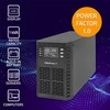 QOLTEC 52280 Nepertraukiamo maitinimo šaltinis UPS / 1kVA / 1000W / Galios koeficientas 1.0 / LCD / EPO / USB / Prisijungę