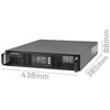 QOLTEC 52285 nepertraukiamo maitinimo UPS, skirtas RACK / 1kVA / 1000W / Galios koeficientas 1,0 / LCD / EPO / USB / On line
