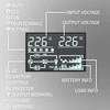 QOLTEC 52282 Nepertraukiamo maitinimo šaltinis UPS / 3kVA / 3000W / Galios koeficientas 1.0 / LCD / EPO / USB / Prisijungęs
