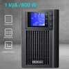 „Qoltec“ grynos sinusinės bangos | 1 kVA | 800 W | AVR | LCD | Grynas sinusas