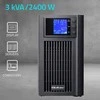 Qoltec Pure Sine Wave | 3kVA | 2400W | AVR | LCD | Czysty Sinus