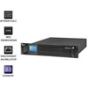 QOLTEC 53947 Nepertraukiamo maitinimo šaltinis UPS RACK 3KVA 2400 W LCD