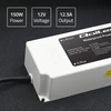 Qoltec Maitinimo šaltinis impulsinis LED IP67 | 150W | 12V | 12,5A | Atsparus vandeniui | Baltas