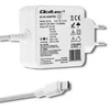 QOLTEC 50194 AC adapter 45W 20V 2.25A USB C Baltas