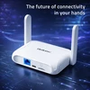 Qoltec 56980 Home &amp; Travel 4G LTE Maršrutizatorius with Wi-Fi 6 | AX300 | 2.4GHz | Dual Antenna | USB-C | Micro SIM