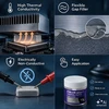 Qoltec Aukšto laidumo pasta | Terminė masė Thermal Putty 10 W/m-K | 10 g | Pilka