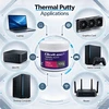 Qoltec aukšto laidumo pasta | Terminė masė Thermal Putty 4 W/m-K | 100 g | Rožinė