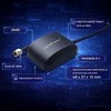 Qoltec mobiliojo GPS GLONASS antena su magnetine baze 28dBi SMA