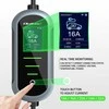 Qoltec 52721 Mobilus elektromobilio įkroviklis su 2in1 2 tipo reguliavimu | 7kW | 230V | CEE 32A | Wifi | TUYA | SMART LIFE | LCD | Nešiojamas | Sieninis įkrovimo įrenginys | 5m