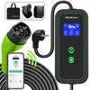Qoltec Mobilna kroviklis automobiliui elektrinis EV su 2in1 reguliavimas Type2 | 3,5 kW | 230V | Wifi | LCD | Nešiojamas | Wallbox | 5 m