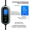Qoltec 2in1 Type2 | 22kW | 400V | Wi-Fi | TUYA | SMART LIFE | LCD | Nešiojamas | Sieninis įkroviklis | 7m