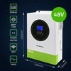 Modulinis hibridinis saulės inverteris Qoltec 53861 Off-Grid 6200w 120a 48v