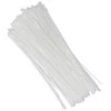 QOLTEC 52236 Daugkartinio naudojimo savaime užsifiksuojantis kabelio raištis 7,2x400mm nailono UV Baltas