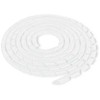 QOLTEC 52262 Qoltec Kabelių organizatorius 14mm 10m Baltas