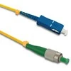 Qoltec FC/APC – SC/UPC šviesolaidinis pataisos laidas | Vienmodis | 9/125 | G652D | Simplex | 15m