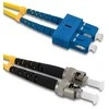 Qoltec SC/UPC – ST/UPC optinio pluošto pataisos laidas | Vienmodis | 9/125 | G652D | Dvipusis | 2 m